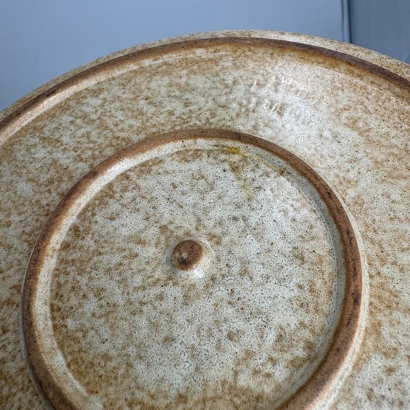 Vintage‎ Pottery Craft USA Tan Brown Handcrafted Stoneware Farmhouse Decor 10 In - Picture 9 of 10